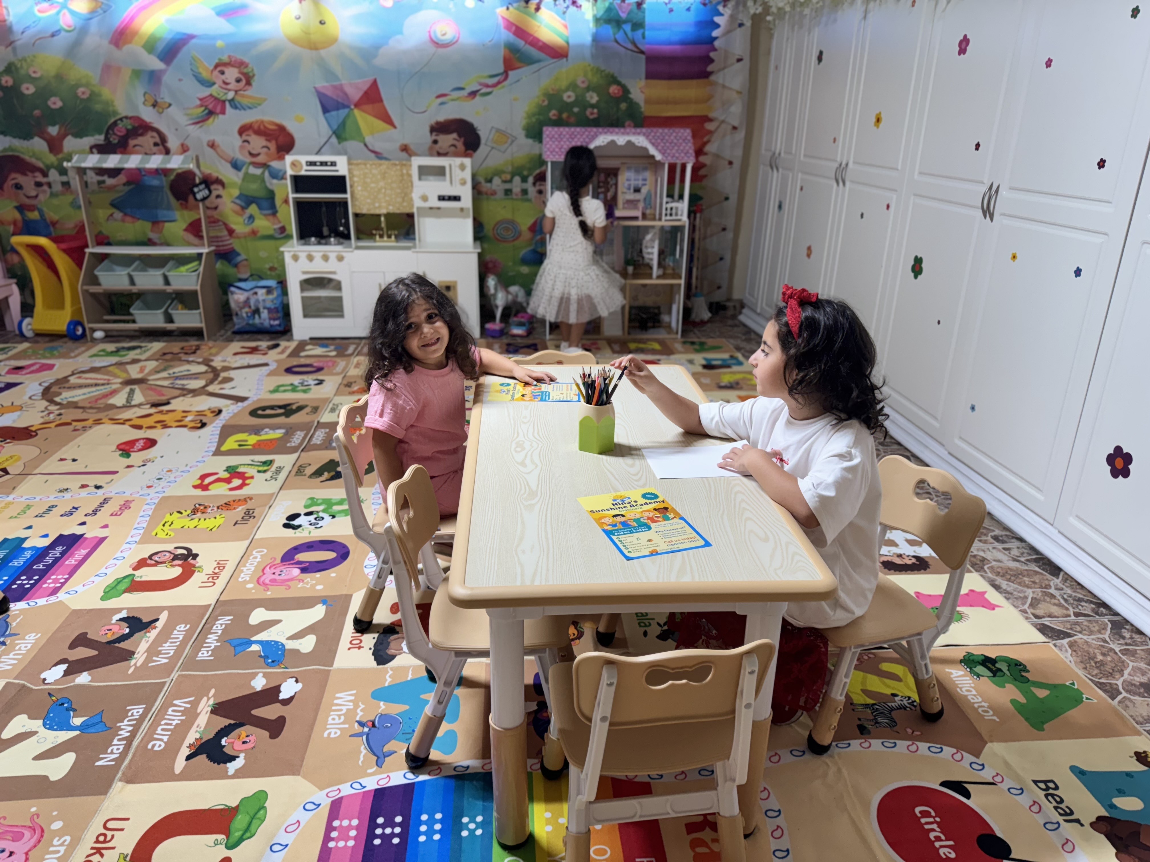 Children engaged in activities